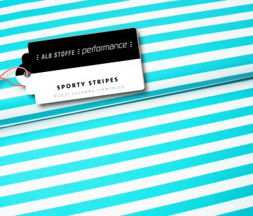 Active Wear Performance Sporty Stripes caraibi-weiß Hamburger Liebe